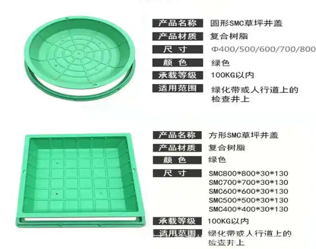 寻乌树脂复合种植井盖展示